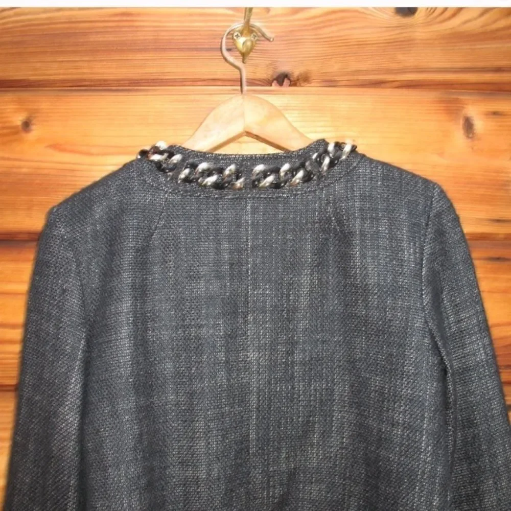 Michael Kors  Metallic Tweed Blazer Jacket - Picture 7 of 8